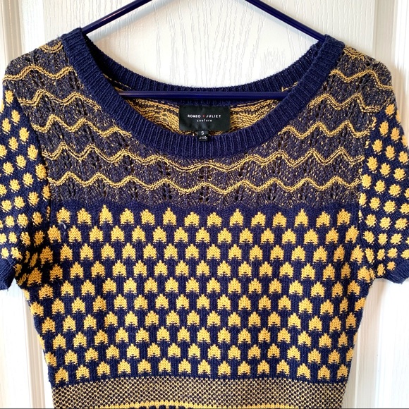 ROMEO & JULIET COUTURE Knir Sweater Dress—SZ. SM - Picture 12 of 13